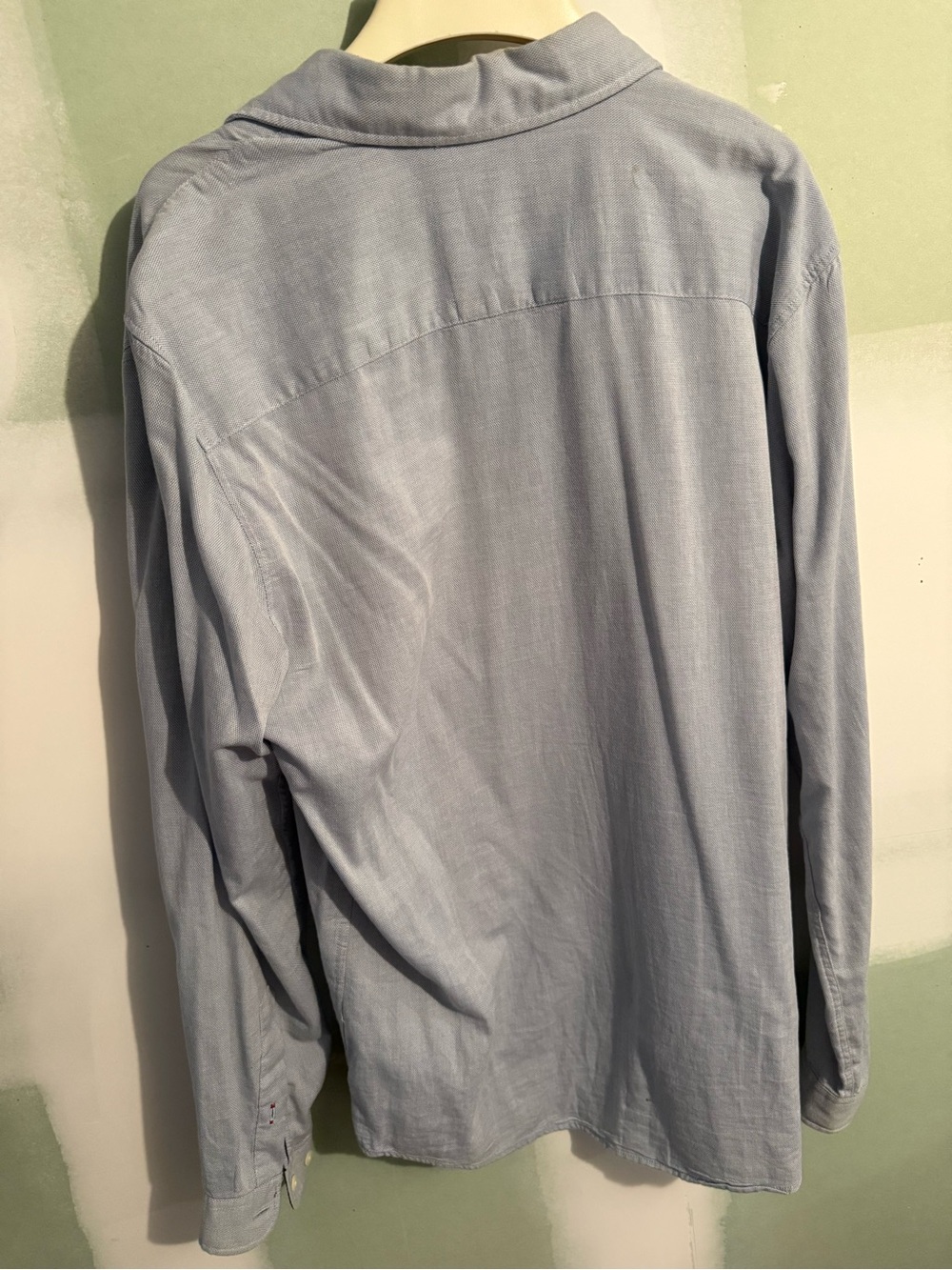 Blue Button Up - Picture 3 of 3